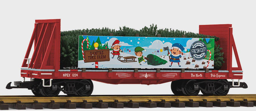 PIKO 38980 Santa’s Tree Farm Transport w/Christmas Tree Load (G-Scale)