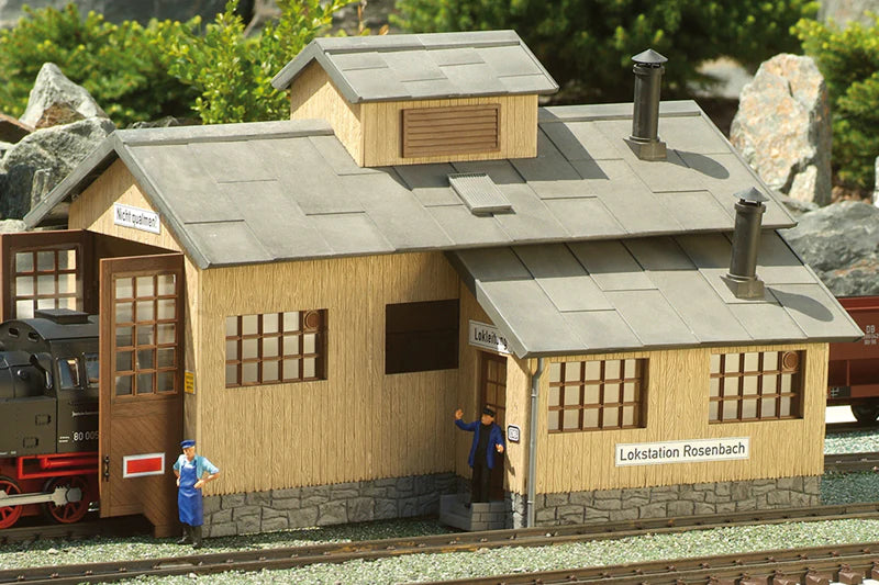 Piko 62042 Rosenbach Engine Shed, Building Kit (G-Scale)