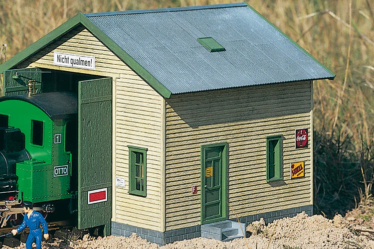 Piko 62044 Red River Loco Shed, Building Kit (G-Scale)
