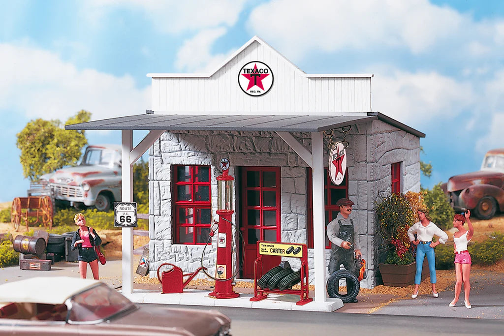 Piko 62264 TEXACO Gas Station, Building Kit (G-Scale)