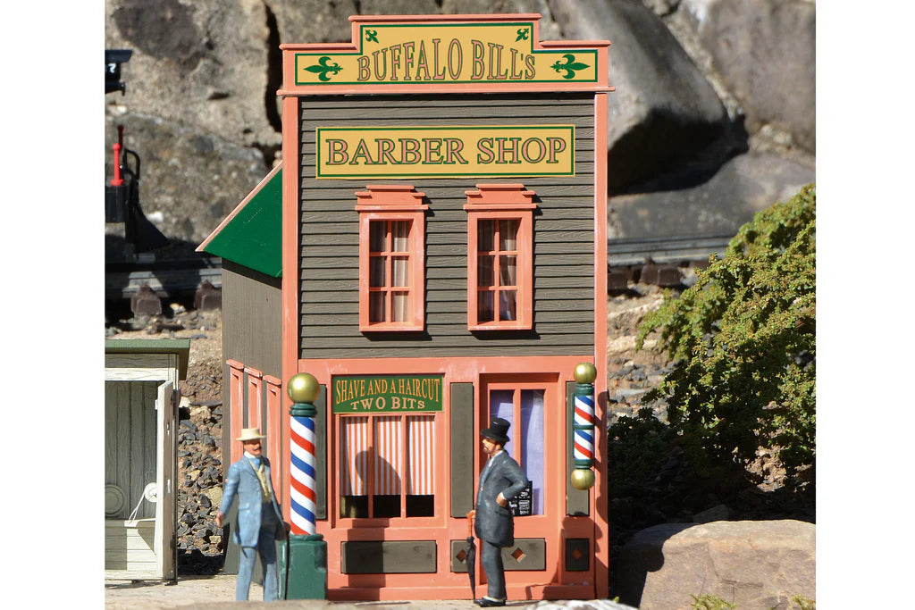 Piko 62726 River City Buffalo Bill's Barber Shop Built-Up Building (G-Scale)