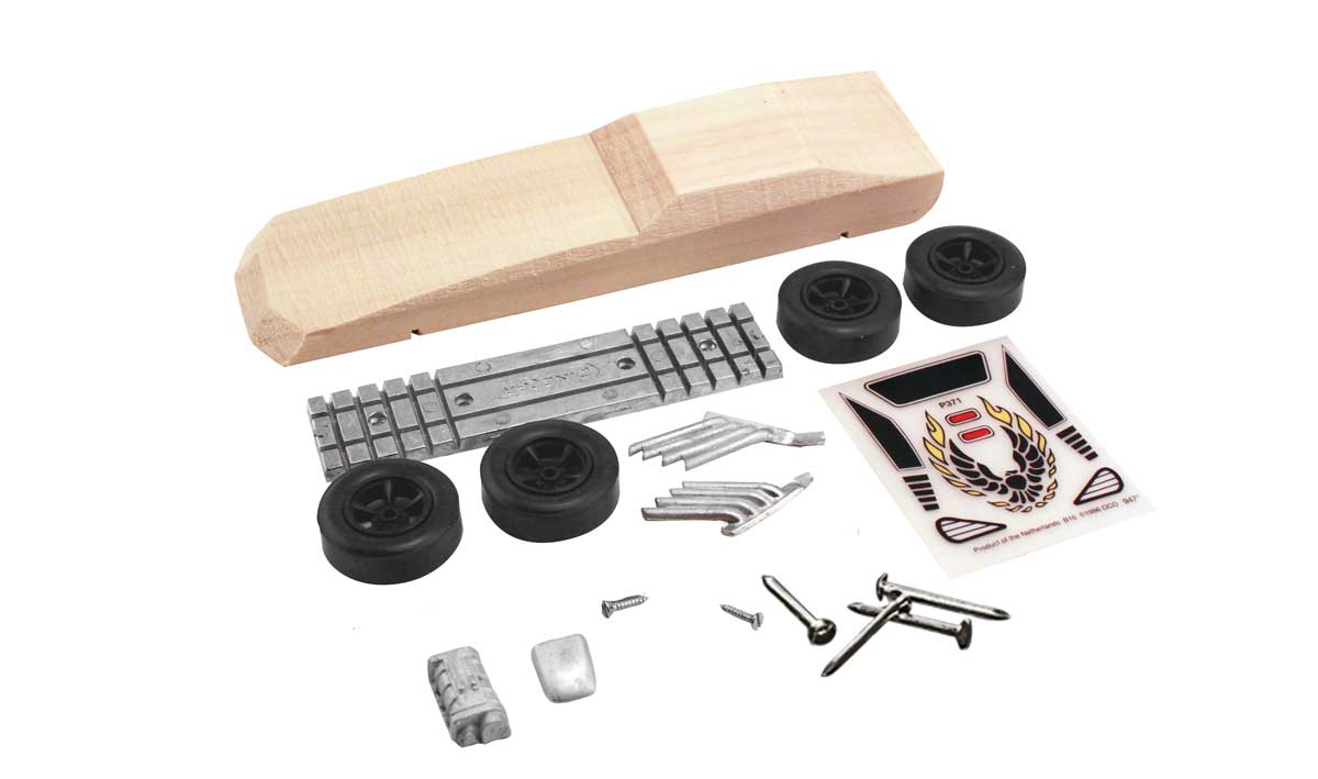 PineCar Deluxe Car Kit, Turbo Funnycar - PIN371
