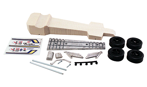 PineCar Deluxe Car Kit, Slingshot Dragster - PIN376