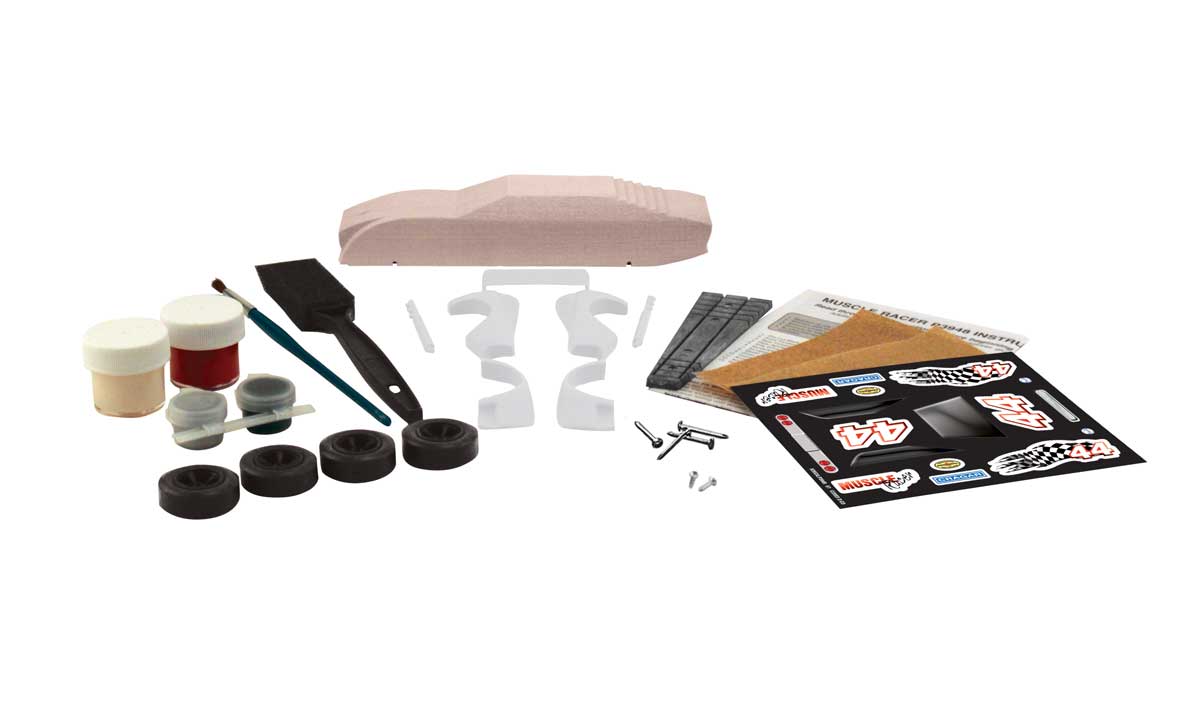 PineCar Premium Car Kit, Muscle Racer - PIN3948