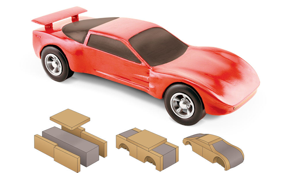 PineCar Body Building Kit - PIN4036