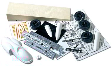 PineCar Designer Car Kit w/Wedge, Avenger - PIN421