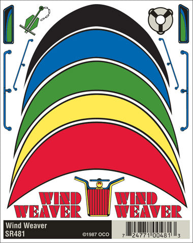 PineCar Dry Transfer, Wind Weaver - PINSR481