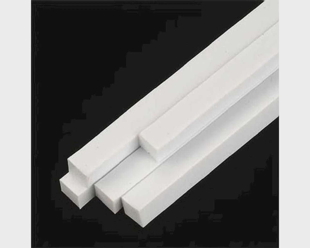 Plastruct MS-160 Square Rod,.160 (5) - PLS90790