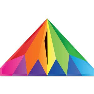 Premire Kites 56X28 RAINBOW PRISM DELTA KITE - PMR16024