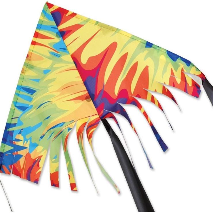 Premier Kites 24" Tie Dye Fringe Delta Polyester Kite