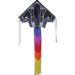 Premier Kites 46”x90” Stealth Plane Large Easy Flyer Nylon Kite (w/line only)