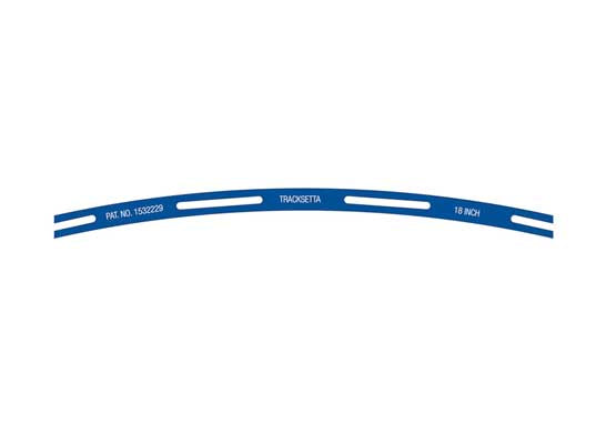 Peco NT-18 N Tracksetta Track Laying Template -- 18"  Radius Curve