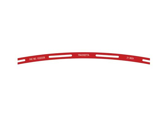 Peco NT-21 N Tracksetta Track Laying Template -- 21" Radius Curve