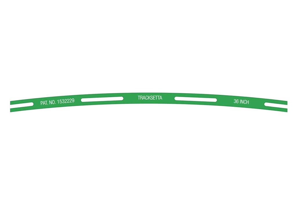 Peco NT-36 N Tracksetta Track Laying Template -- 36" Radius Curve