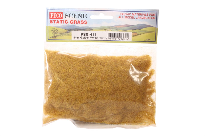 Peco 4MM STATIC GRASS GOLDEN WHEAT 20G - PPCPSG411