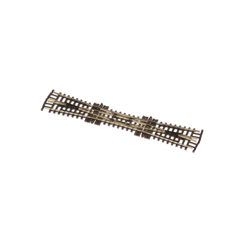 Peco Code 55 Track -- Double-Slip Turnout, 10-Degree Crossing Angle - PPCSL390F