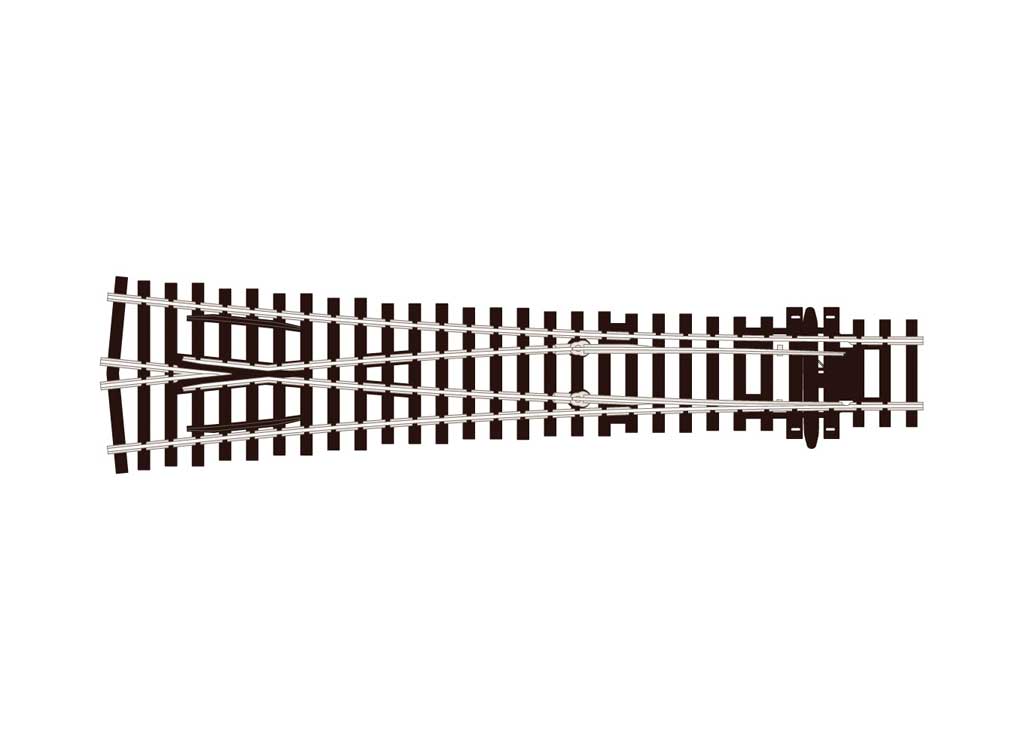 Peco Code 100 Large Radius Wye Turnout - Streamline -- Insulfrog - PPCSL98