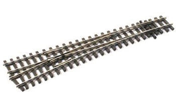 Peco SL-1552 HOn3 Code 70 Unifrog #5 Left-Hand Turnout - SL-1552