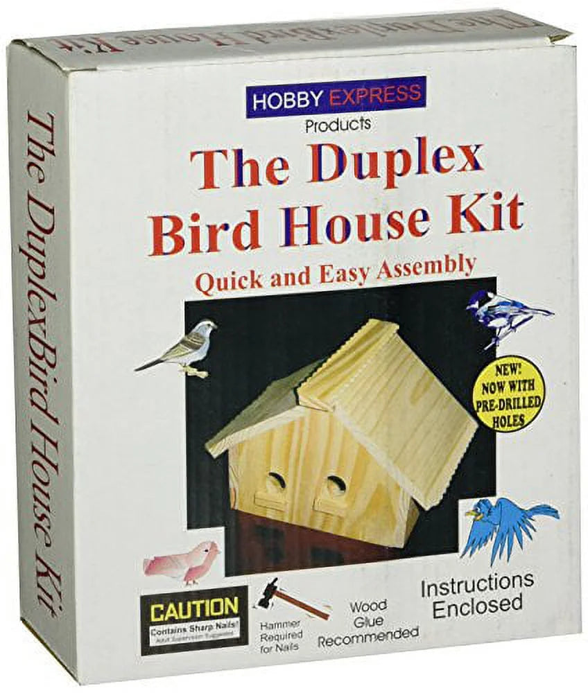 Pine-Pro Duplex Bird House Kit - PPR60004