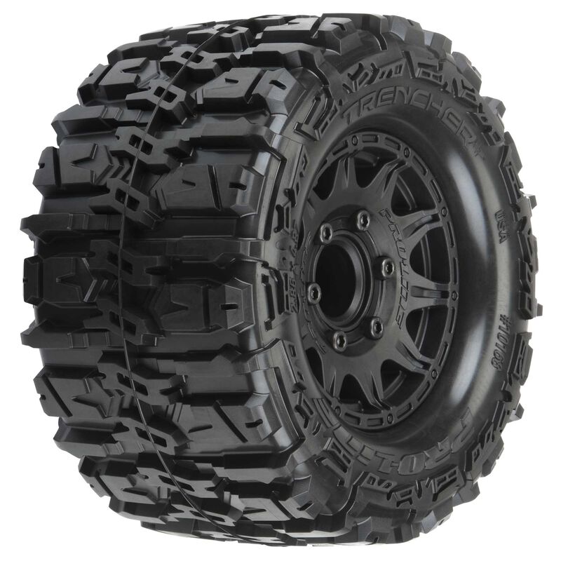 Pro-Line Racing Trencher HP 2.8 BELTED Tires MTD Raid 6x30 WhlsF/R - PRO1016810