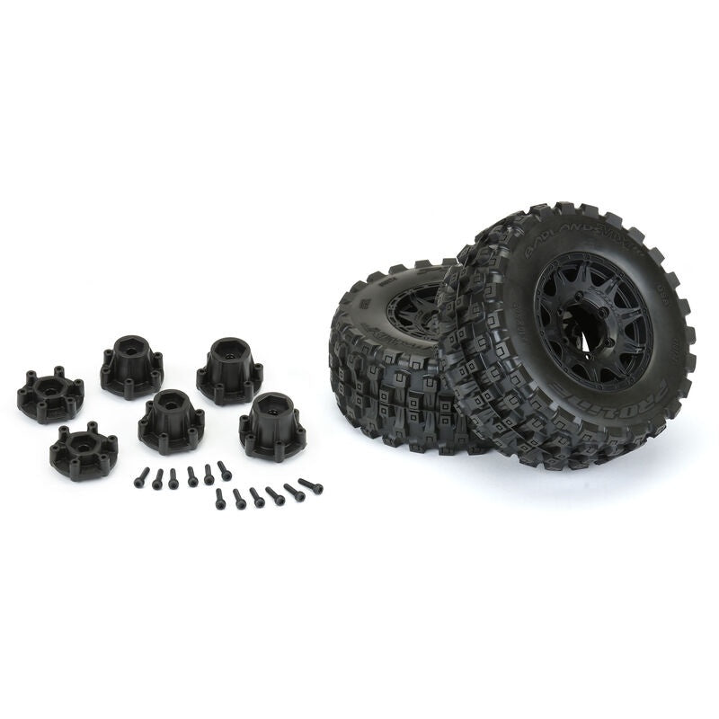 Pro-Line Racing Badlands MX28 HP 2.8" BELTED MTD Raid 6x30 F/R - PRO1017410