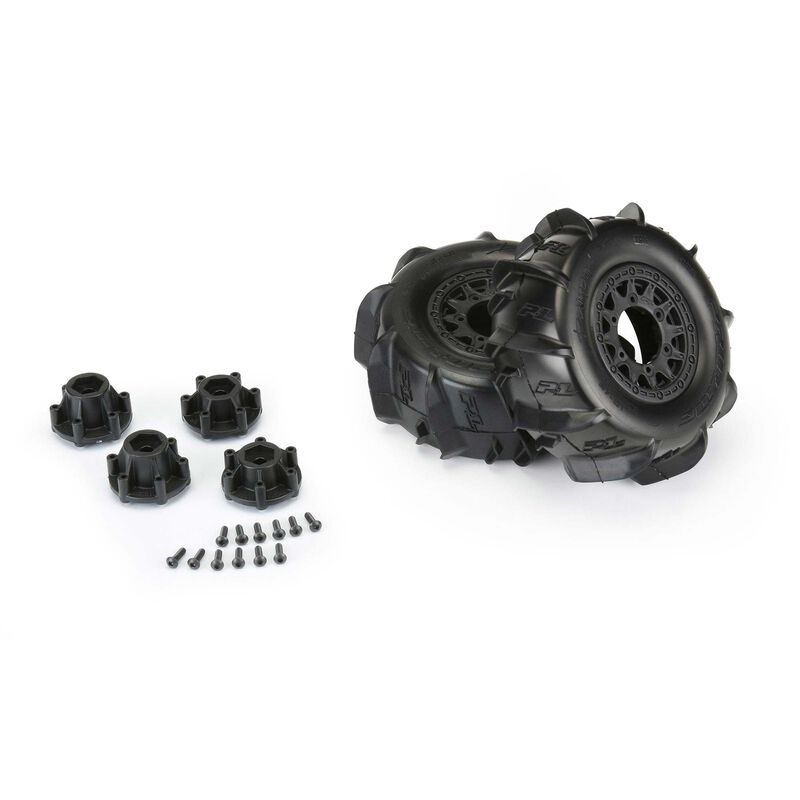Pro-Line Racing Dumont Paddle SC 2.2"/3.0" MTD Raid Blk F/R - PRO1018510
