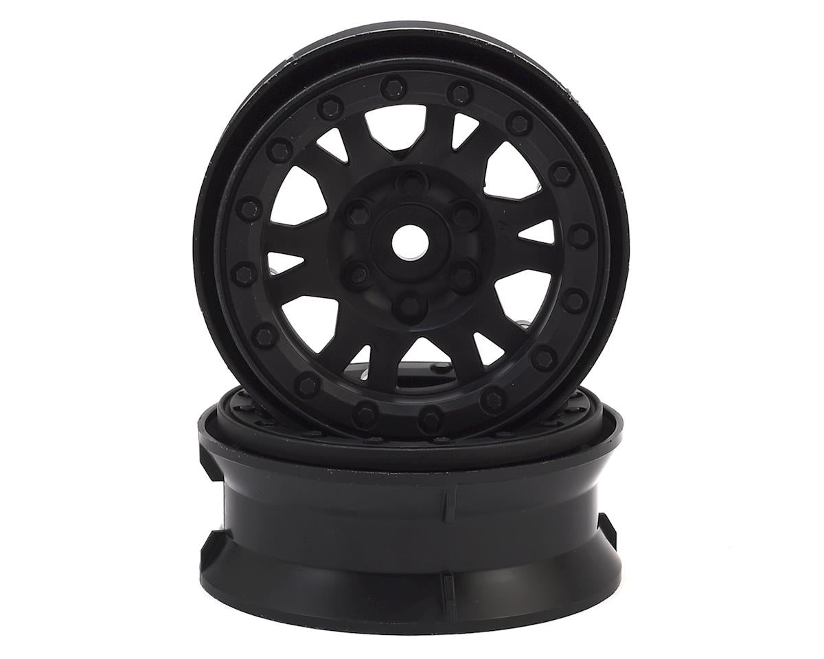 Fr, R Impulse 1.9 Blk Plastic Bead-Loc Whl:Crawler