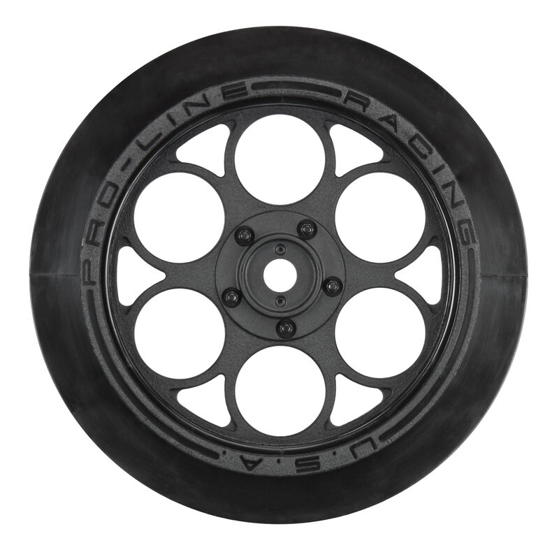 Pro-Line Racing Showtime Front Runner 2.2"/2.7" Blk Frnt Drag Whls - PRO280303