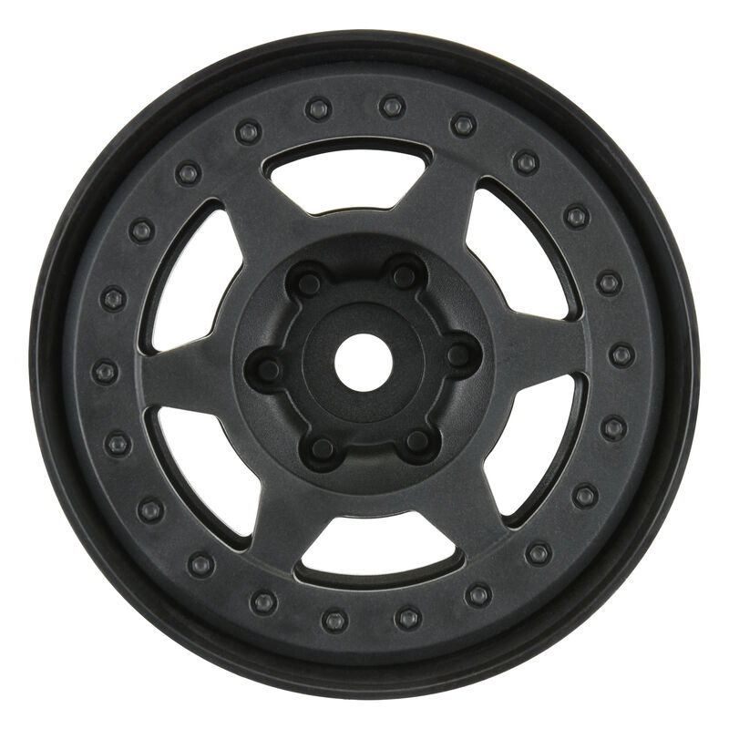Pro-Line 1/10 Holcomb F/R 1.9" Crawlr Bead-Loc Whls (2) Blk - PRO280903