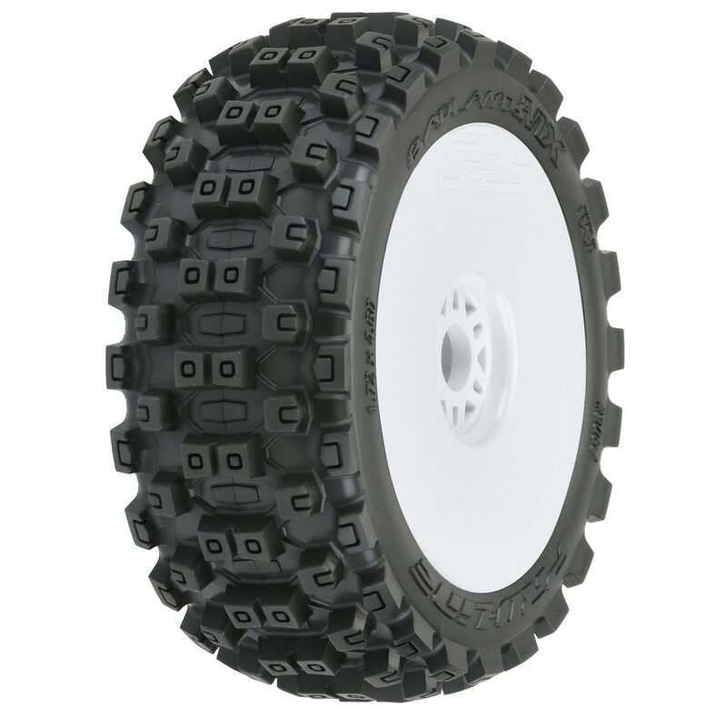 Pro-Line Racing Badlands MX M2 1:8 Buggy MTD White Wheels F/R - PRO906731