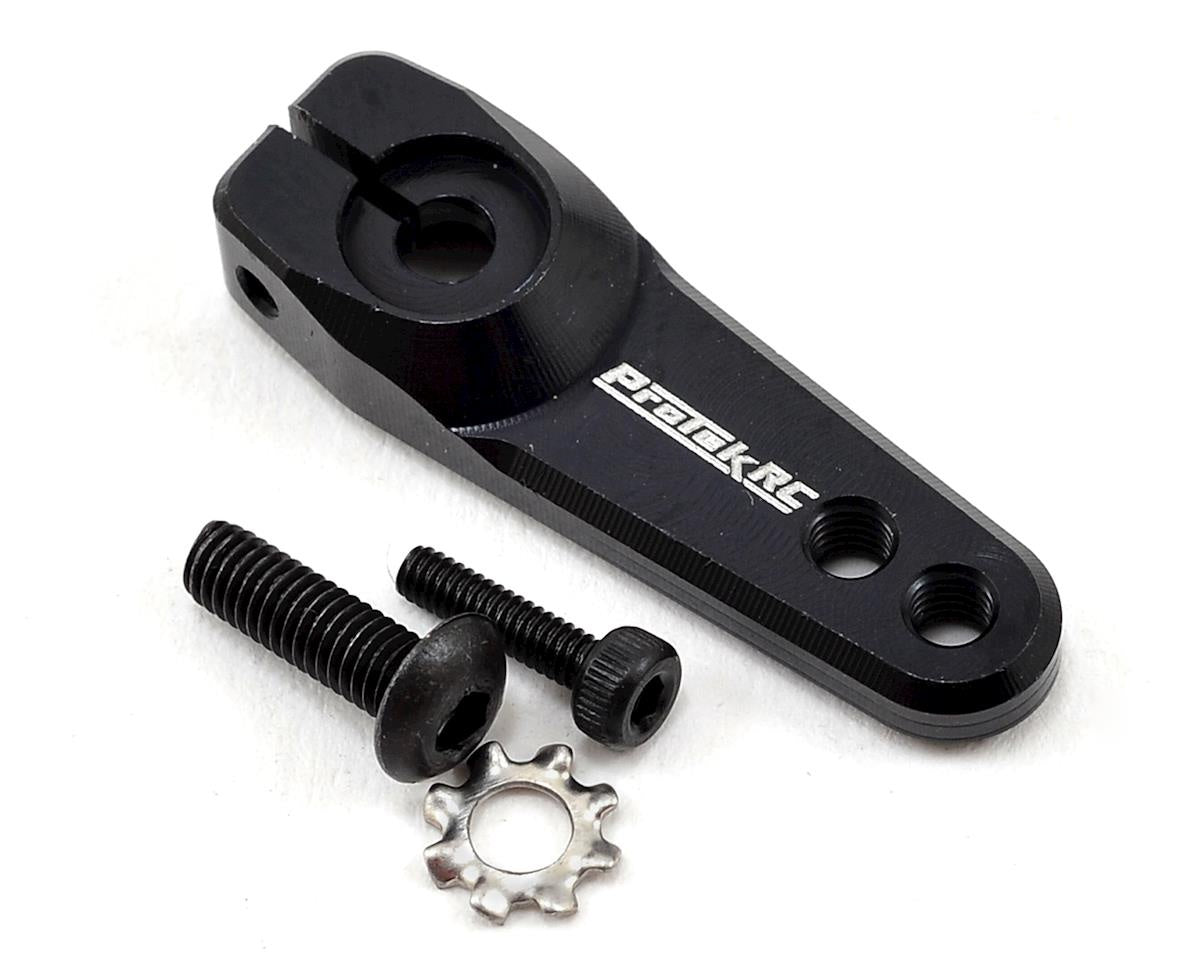 Proteck RC Aluminum Clamping Servo Horn (Black) (25T-ProTek) - PTK7819BK