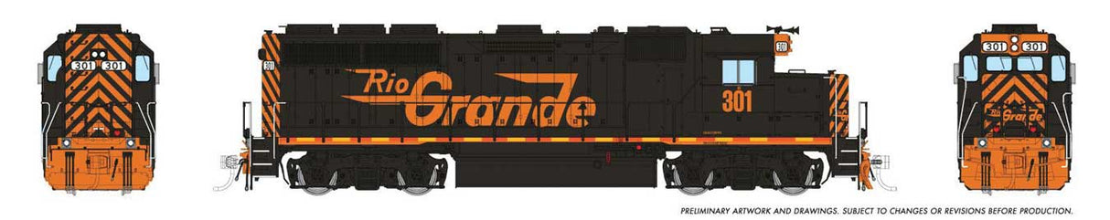 Rapido Trains HO EMD GP40 (DC/Silent): Wheeling & Lake Erie (W&LE): #301
