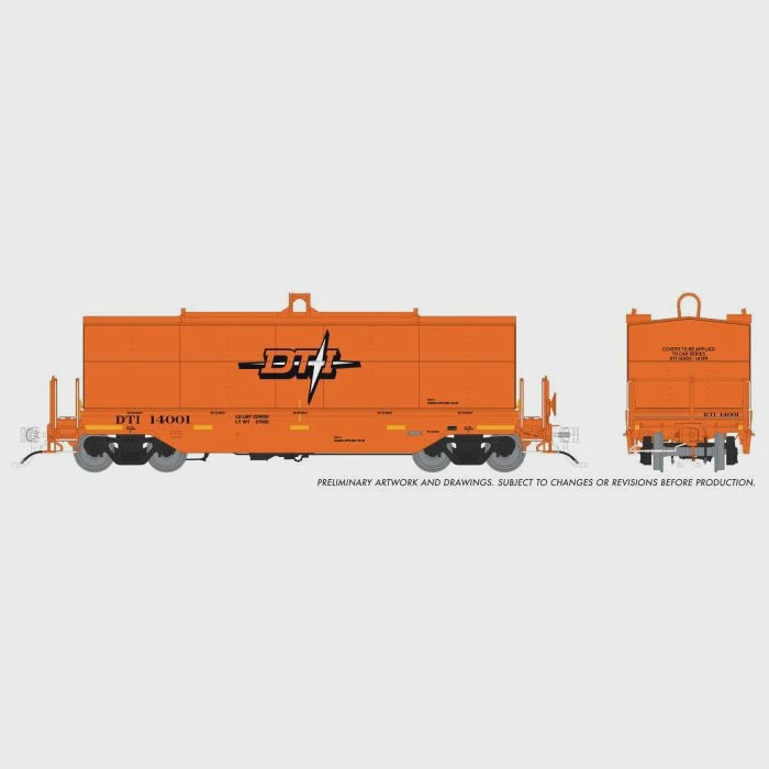Rapido Trains HO Greenbrier Coil Car: Detroit, Toledo & Ironton (DT&I): Single Car - Home Shops (Random Road # from set)