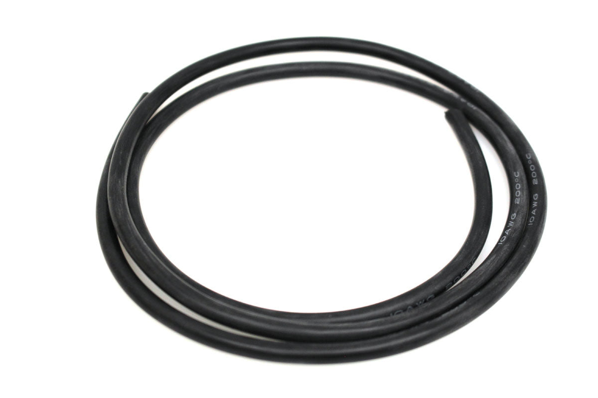Racers Edge 10 Gauge Silicone Wire, 3' Black - RCE1212