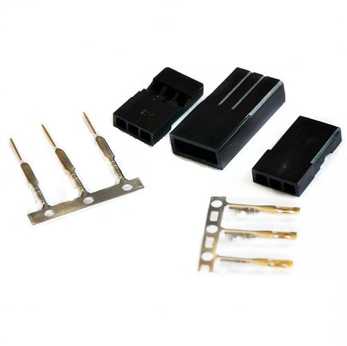 Racers Edge JR Servo Plug, Male and Female, 5 Pairs