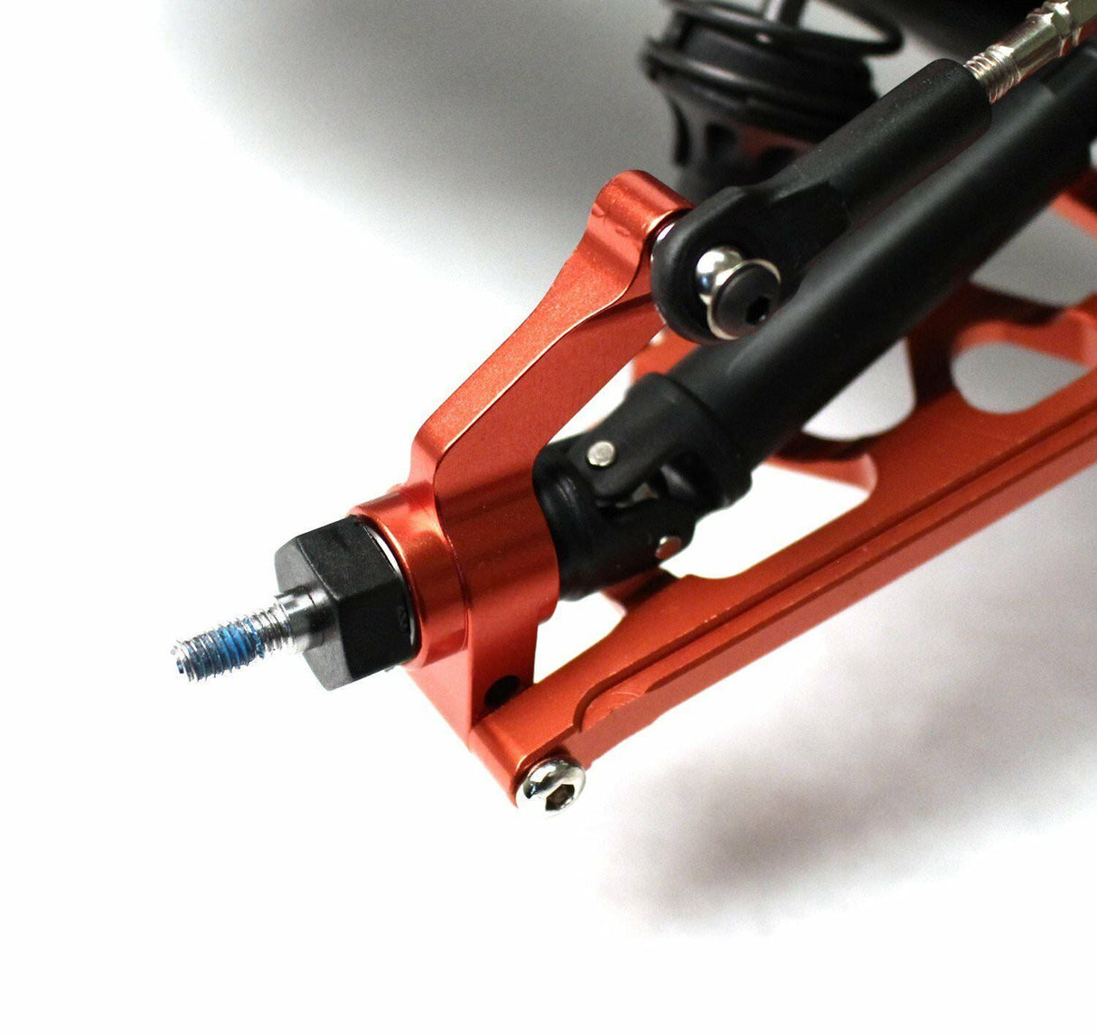 Racers Edge Slash 4WD Aluminum Rear Hubs (pr)-Red - RCE1840R
