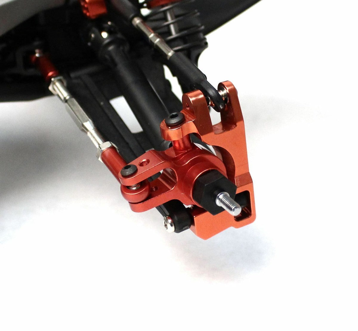 Racers Edge Slash 4WD Aluminum Front Steering Knuckles (pr) - Red - RCE1841R