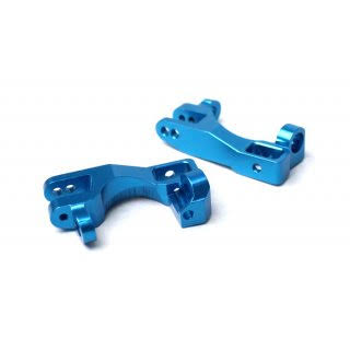 Racers Edge Slash 4WD Aluminum Front Hub Carriers (pr)- Blue - RCE1842BL
