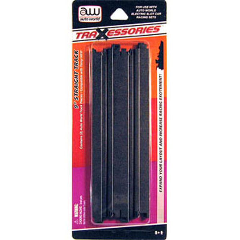 Auto World 9" Straight Track (2)