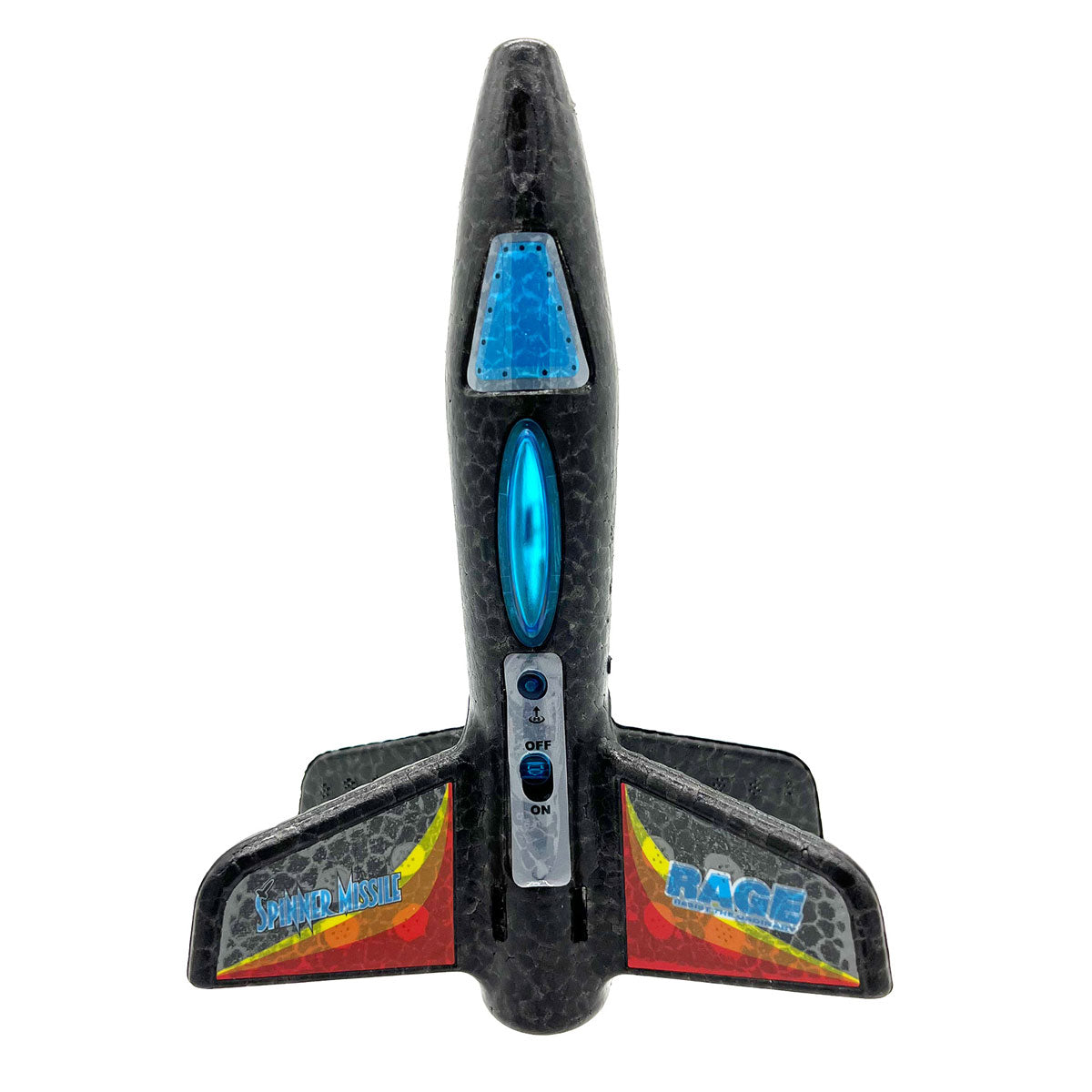 Rage RC Spinner Missile - Electric Free-Flight Rocket - Black - RGR4130B