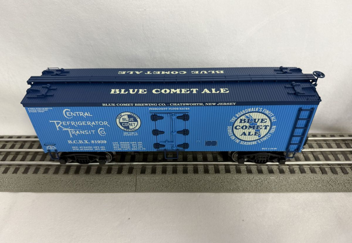 Ready Made Trains O Woodside Reefer Blue Comet Beer #81939