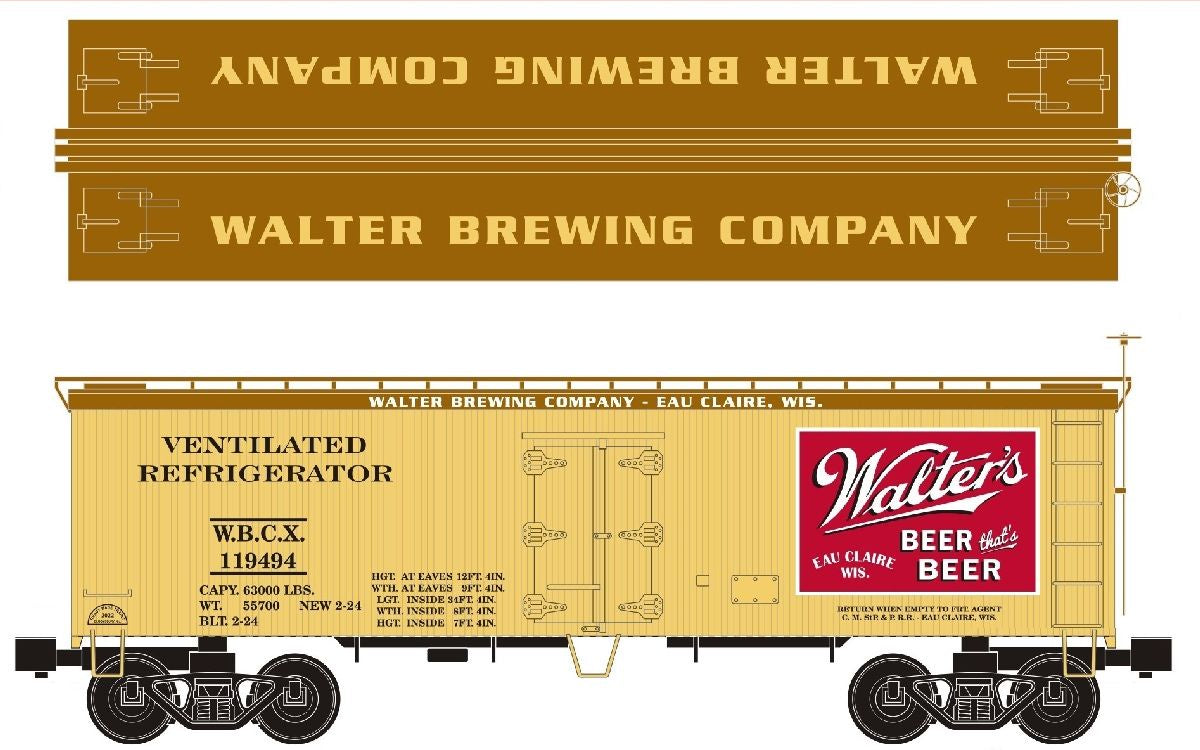 Ready Made Trains O Woodside Reefer Walterâs Beer