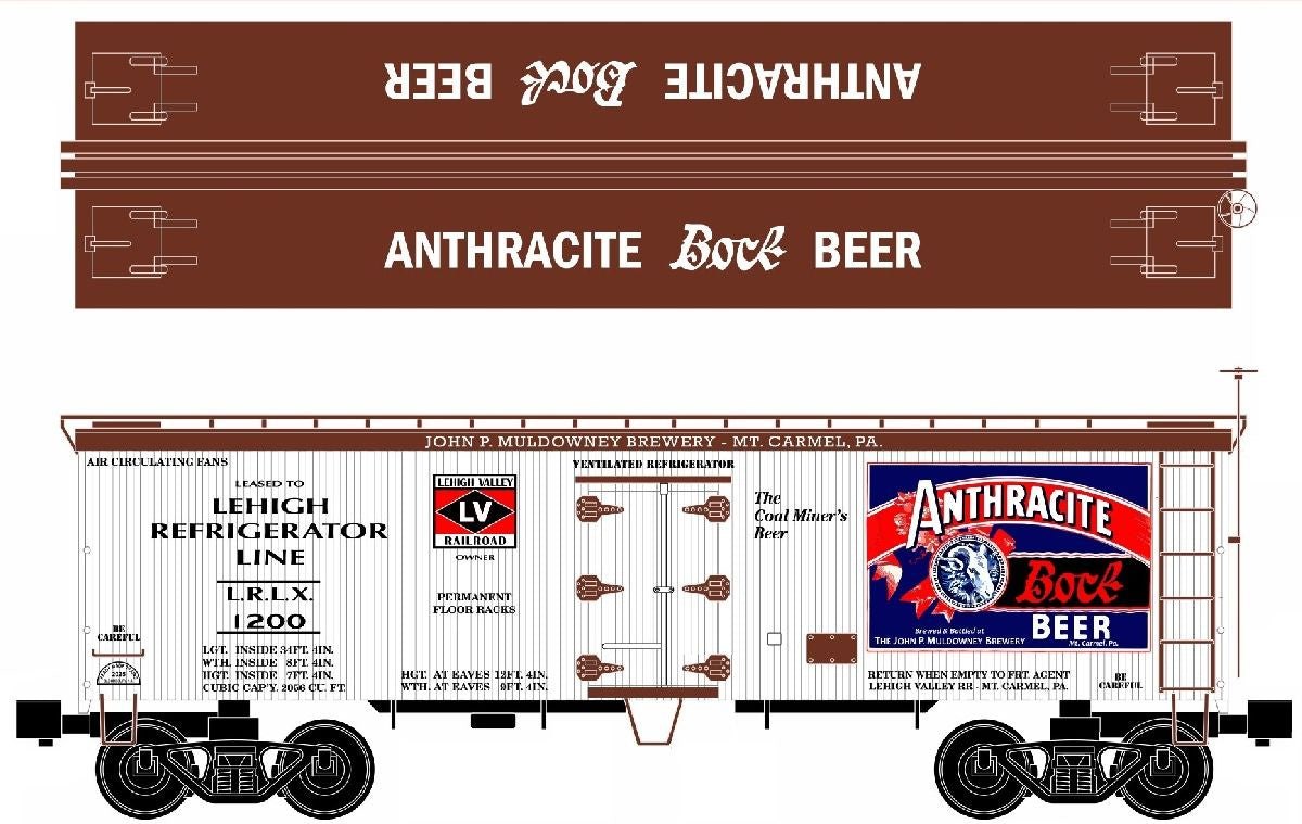 Ready Made Trains O Woodside Reefer Anthracite Beer