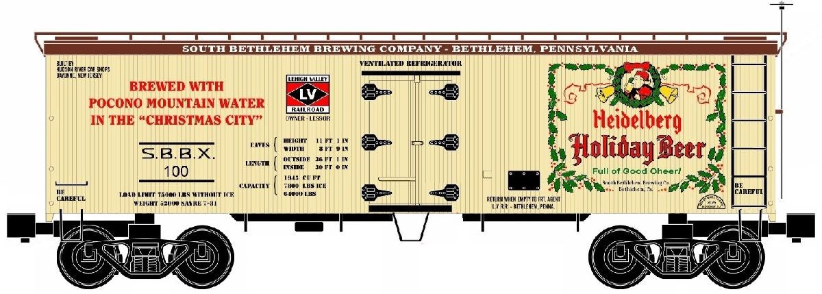 Ready Make Trains O Woodside Reefer Heidelberg Beer