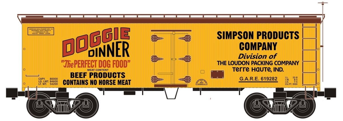 Ready Made Trains O Woodside Reefer Doggie Dinner