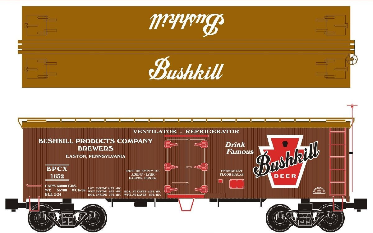 Ready Made Trains O Woodside Reefer Bushkill Beer