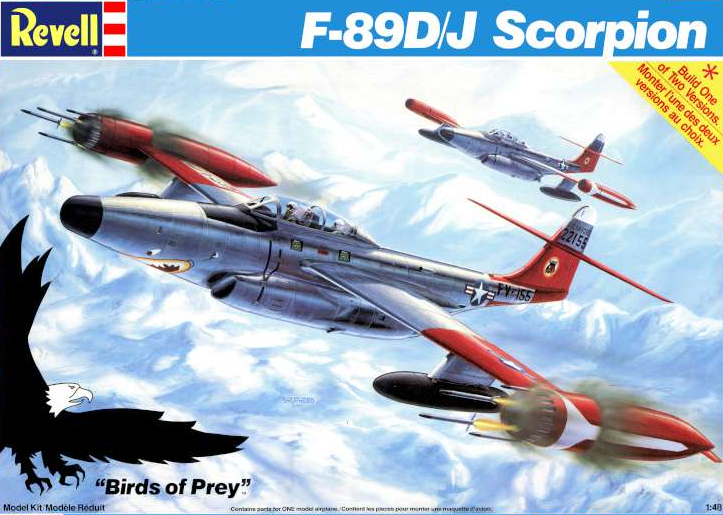 Revell 1/48 F-89D/J Scorpion Plastic Model Kit