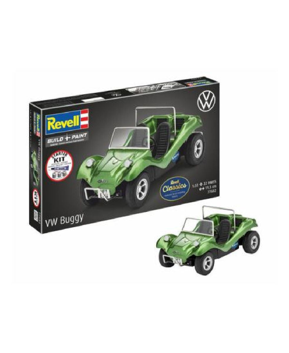 Revell 1/32 VW California Dune Buggy Plastic Model Kit w/Paint, Brush & Cement