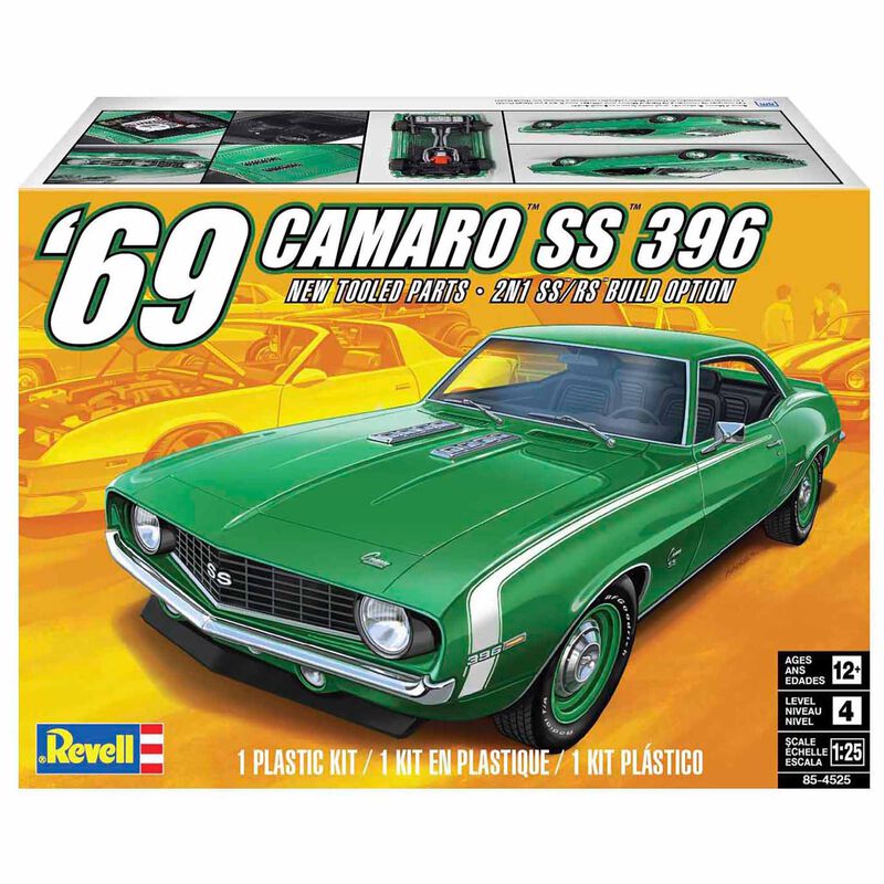 Revell 1/25 69 Camaro SS 396 2N1 - RMX854525
