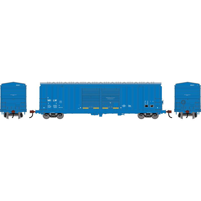 Roundhouse HO 50' FMC 5283 Double Door Box Car, Milwaukee Road (MILW) #156071